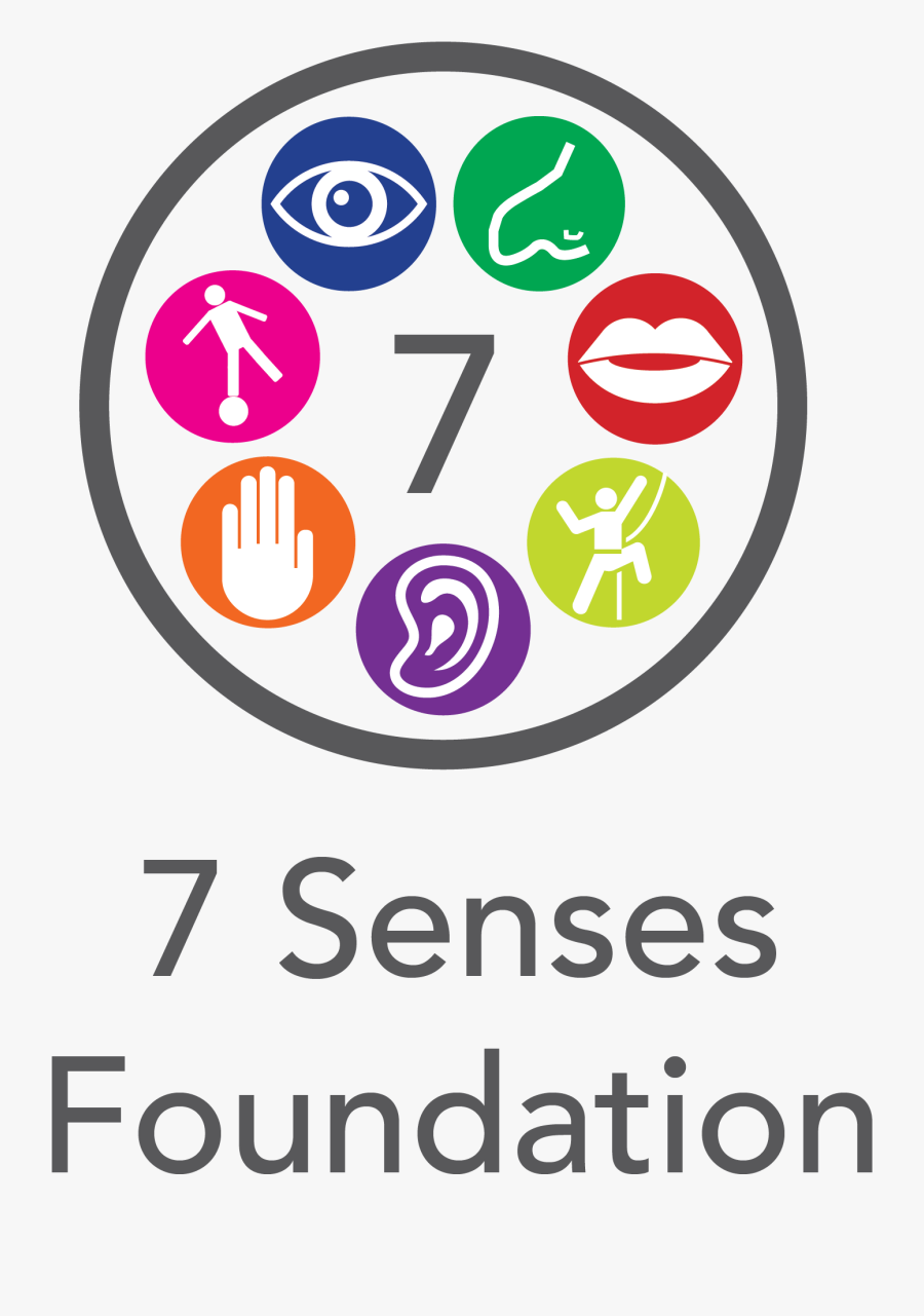 7 Senses Foundation Occupational Therapy Logo For Children - 7 Senses Clipart, Transparent Clipart