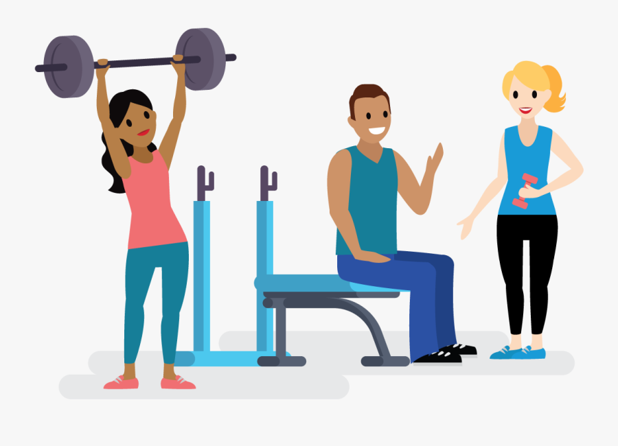 Salesforcelandians Lifting Weights, Transparent Clipart