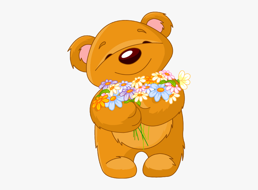 Cute Bear Clip Art - Happy Friendship Day Teddy Bear, Transparent Clipart