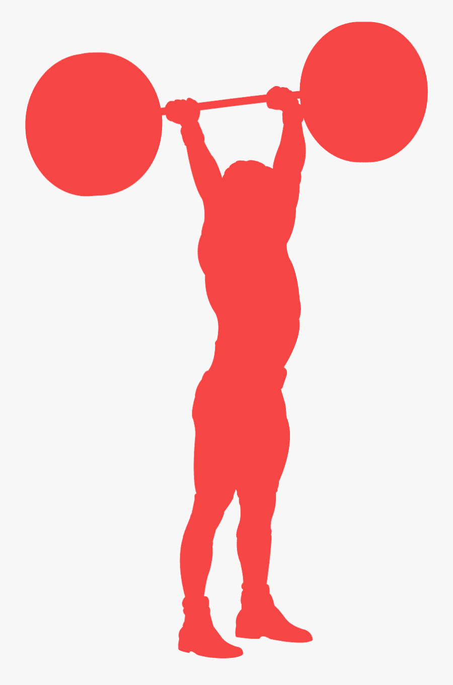 Imagenes De Silueta De Mujer Levantando Pesas, Transparent Clipart