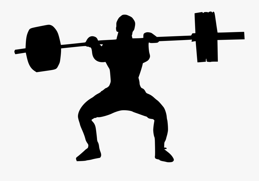 Picture Free Download Weightlifting Vector Silhouette - Silhouette Weight L...