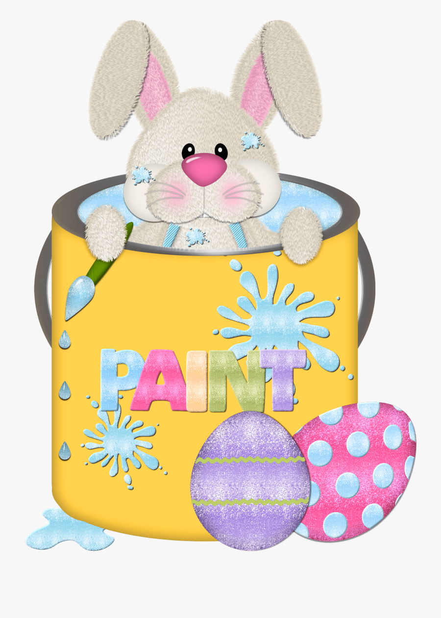 Easter Bunny In Cup Transparent Png Clipart - Transparent Easter Bunny Clipart, Transparent Clipart