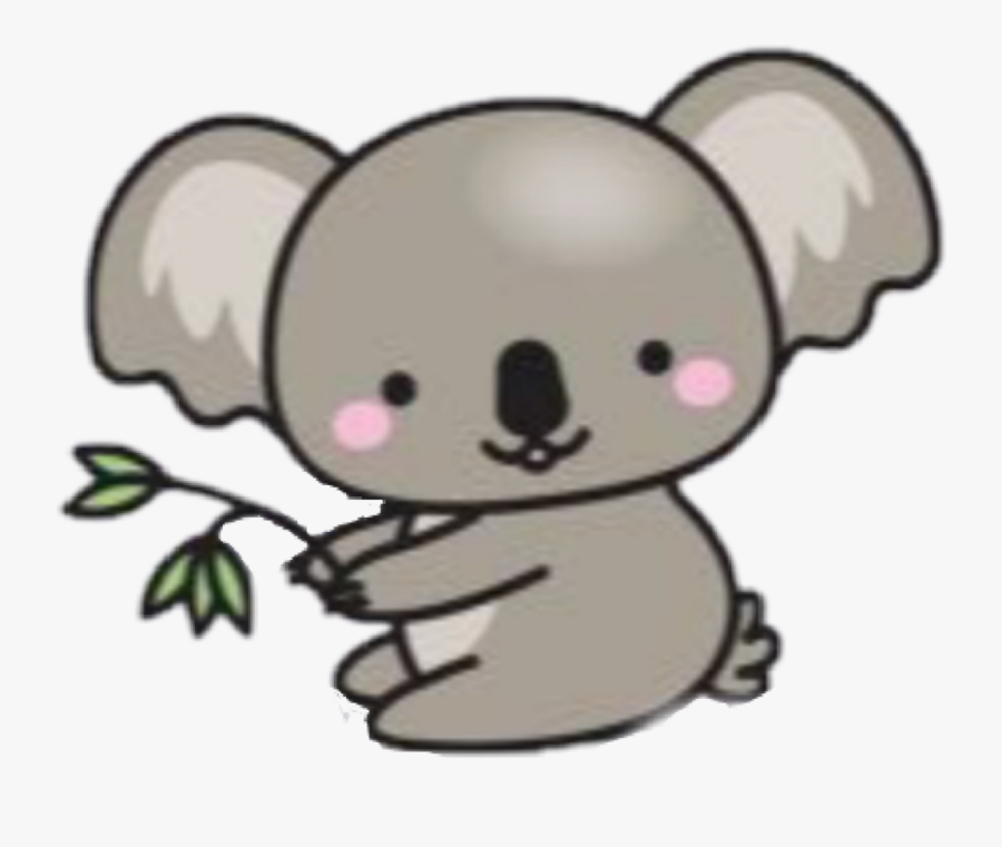 Koala Cute Bamboo Slime Coffe Australia Forest Bear - Cute Small Drawings Easy Koala, Transparent Clipart