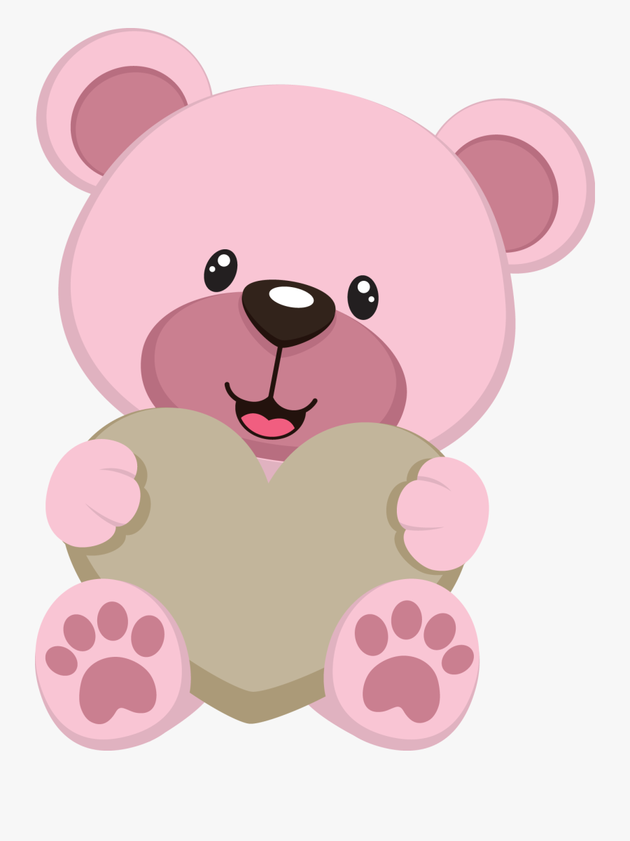 Bear Clipart, Teddy Bear Party, Cute Teddy Bears, Teddy - Pink Teddy Bear Clipart, Transparent Clipart