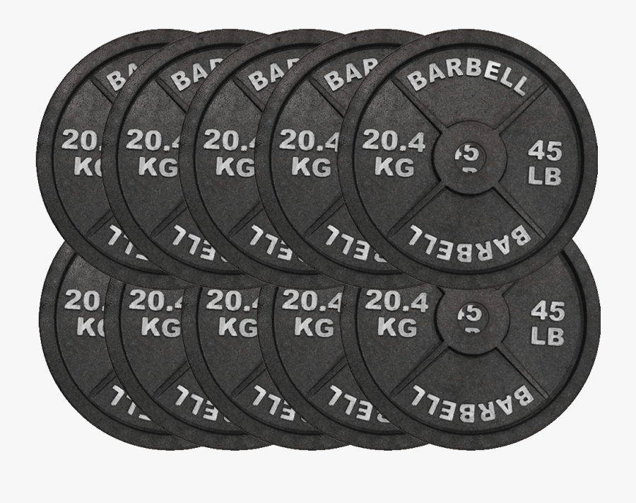 Fake Weights, Fake 45lb, Fake 45 Lb Weights, Plates, - Circle, Transparent Clipart