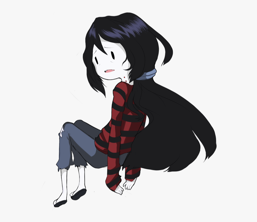Transparent Girl Vampire Clipart - Finn And Jake Marceline, Transparent Clipart