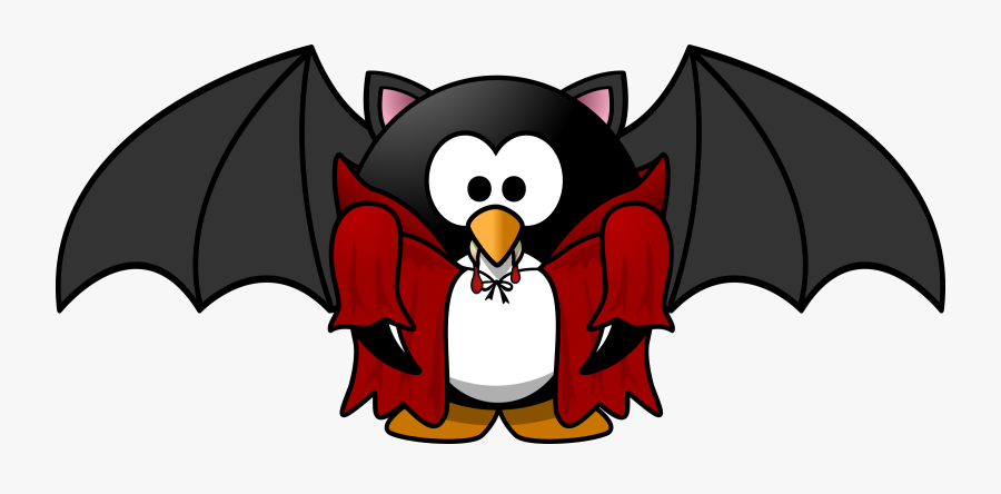 Vampire Penguin Clip Art, Transparent Clipart