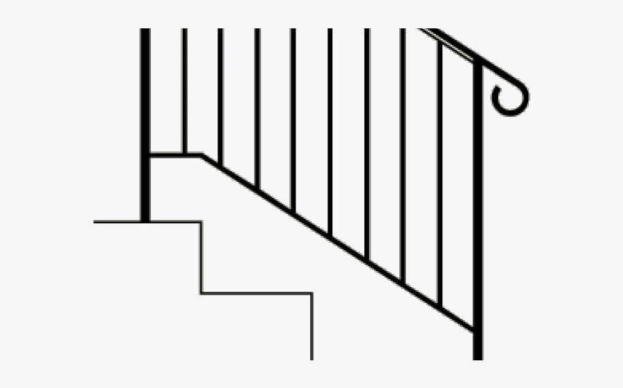 Png Black And White Download Stairs Free On Dumielauxepices - Handrail, Transparent Clipart