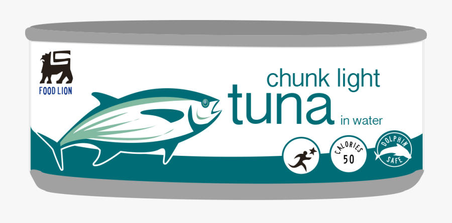 Transparent Cans Clipart - Food Lion Canned Tuna, Transparent Clipart