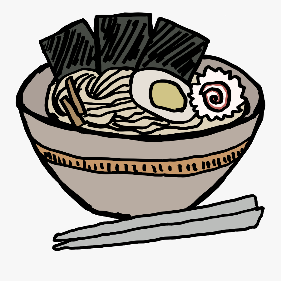 Bowl Nori Vector Image - Ramen Bowl Clip Art, Transparent Clipart