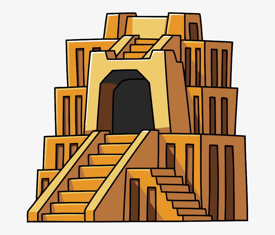 Pyramid Clipart Ziggurat - Ziggurat Png, Transparent Clipart