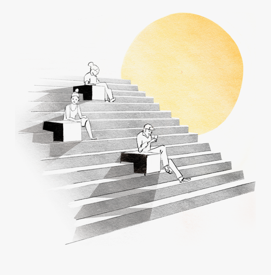Transparent Stairs Png - Illustration, Transparent Clipart