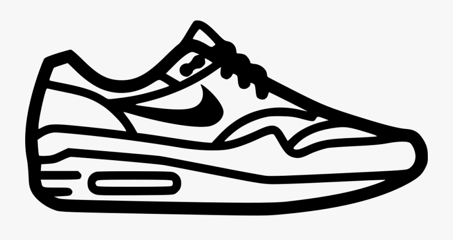 black and white nike icon