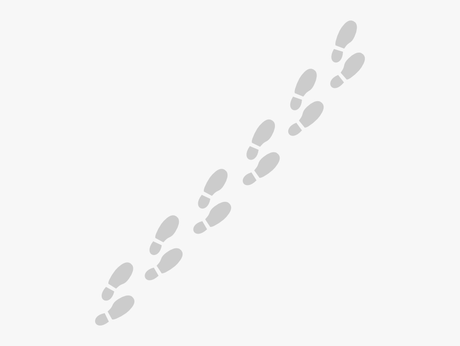 Prints Grey Clip Art - White Shoe Prints Png, Transparent Clipart