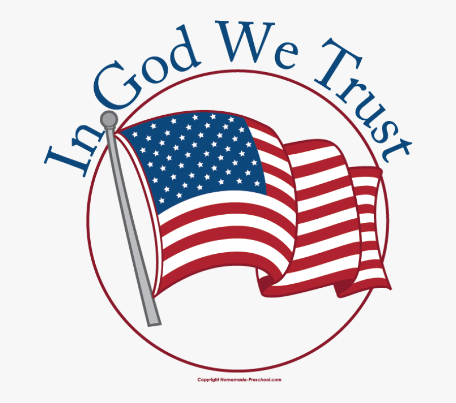 Trust God Clipart - God We Trust Patriotic, Transparent Clipart