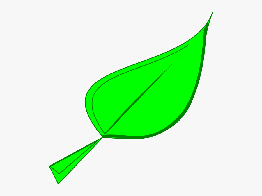 Green Leaf Svg Clip Arts, Transparent Clipart