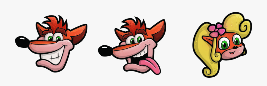 Crash And Coco Icons - Coco X Crash N Sane Trilogy, Transparent Clipart