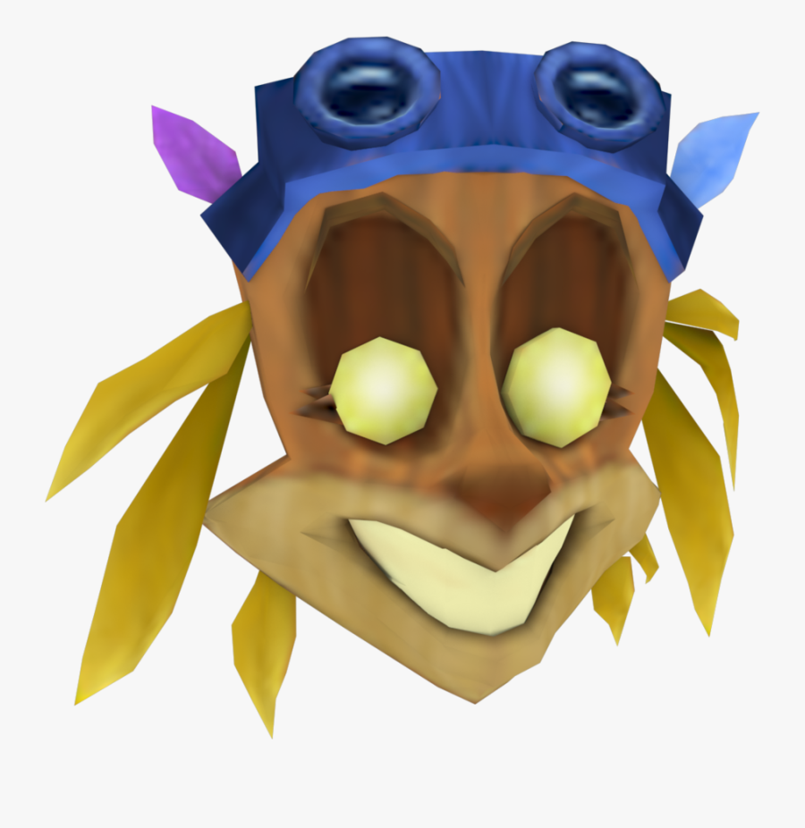 Image Crash Bandicoot Over - Crash Bandicoot All Masks, Transparent Clipart