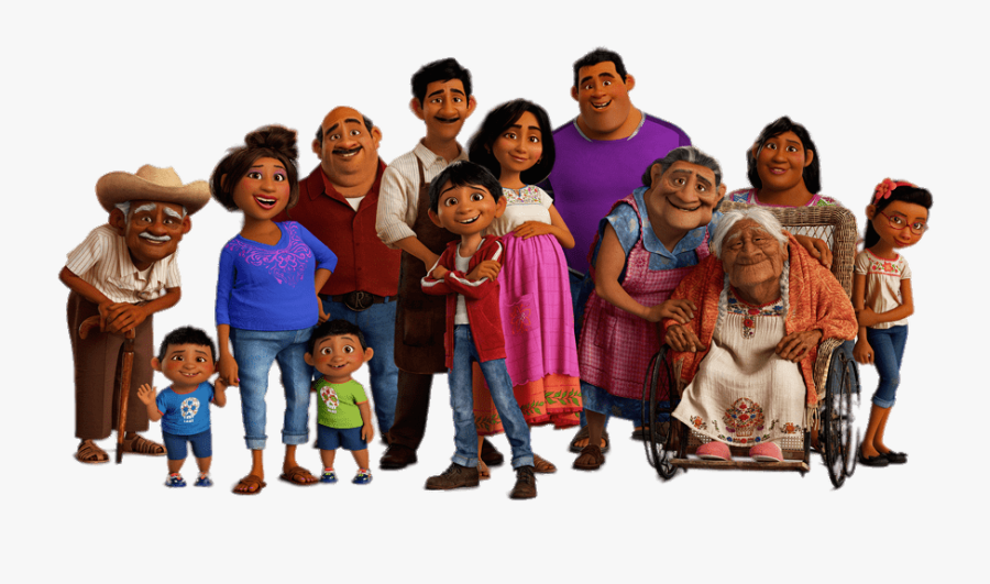 Miguel"s Family - Coco Movie Family, Transparent Clipart