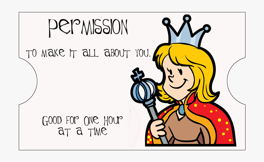 Permission - Clipart - Cartoon, Transparent Clipart