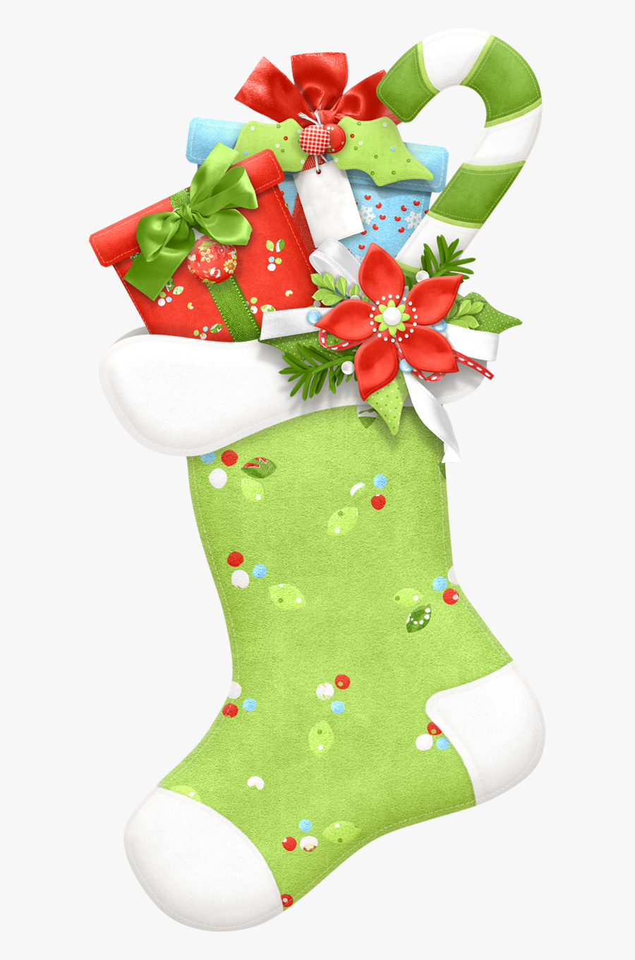 Transparent Hanging Christmas Stockings Clipart - Christmas Cute Clipart Png, Transparent Clipart