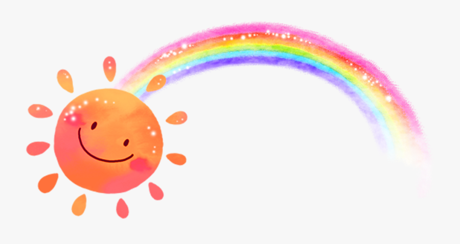 Sunshine And Rainbow Clipart, Transparent Clipart