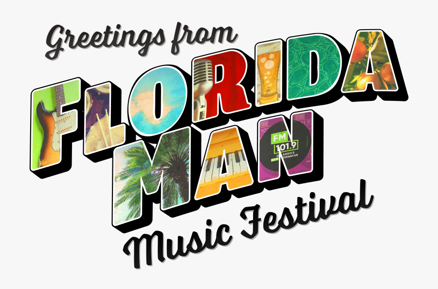 Florida Man Music Festival Clipart , Png Download - Graphic Design, Transparent Clipart