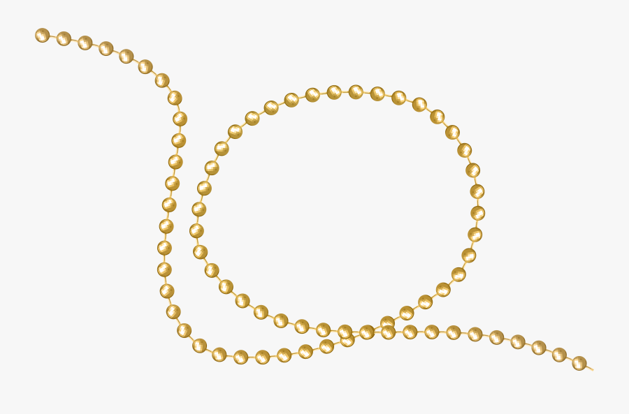 Beads Decor Png Clip Art Image Gallery Black- - Pearl Necklace Clipart Png, Transparent Clipart