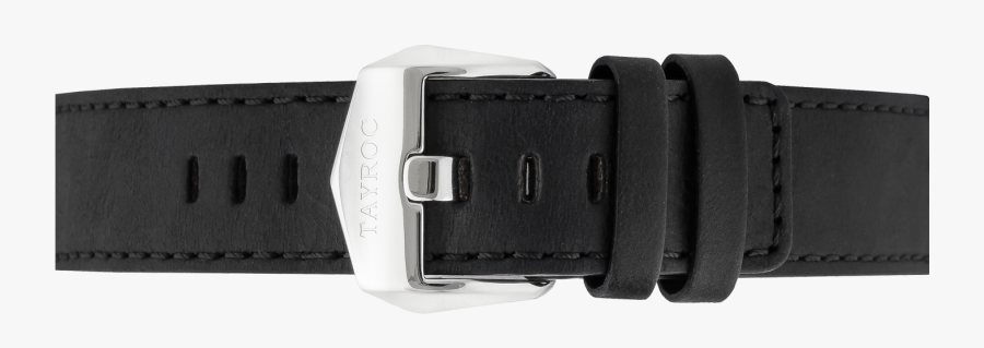 Black Silver Buckle Tayroc - Strap, Transparent Clipart