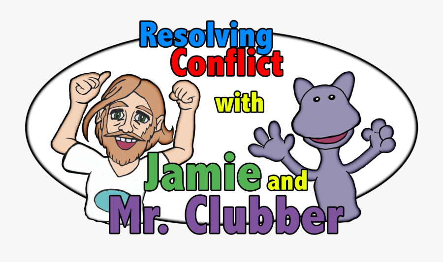Enthusiastic Presenter Jamie And His Petulant Puppet - Cartoon, Transparent Clipart