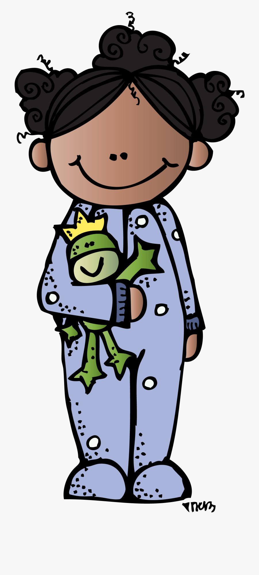 Girl 4 Melonheadz 13 Colored - Melonheadz Polar Express Clipart, Transparent Clipart