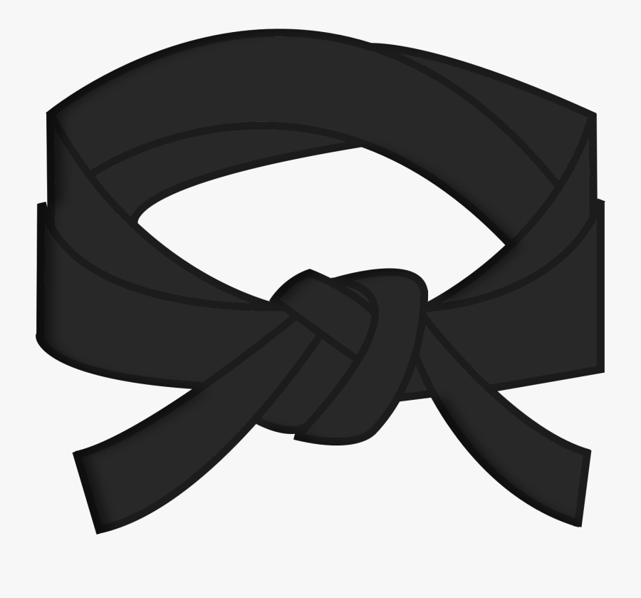 Karate Belt - Black Belt Karate Png, Transparent Clipart