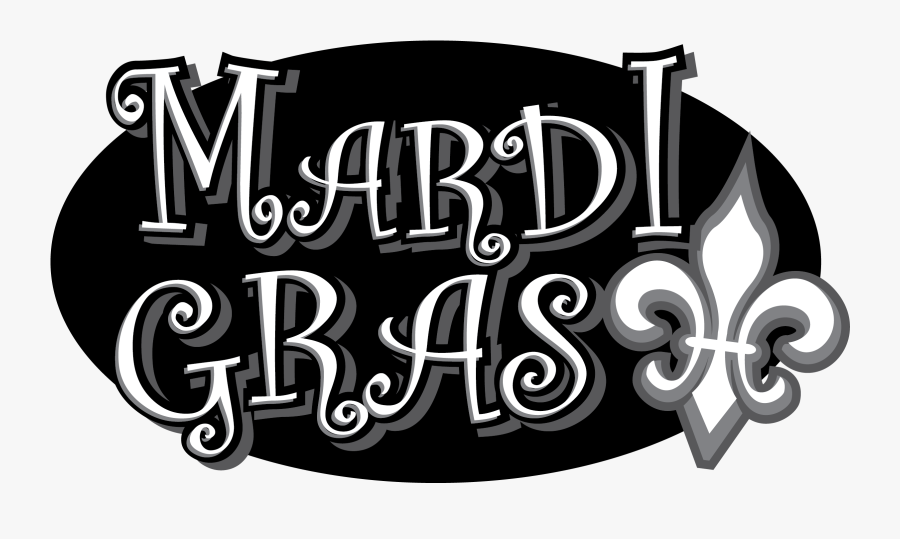 Clip Art Clip Art New Orleans - Mardi Gras Black And White, Transparent Clipart