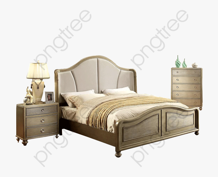 Double Room Clipart - Bed Frame, Transparent Clipart