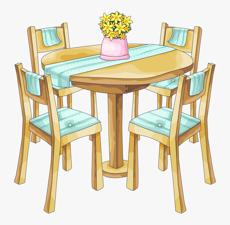 Dining Room Table Clipart, Transparent Clipart