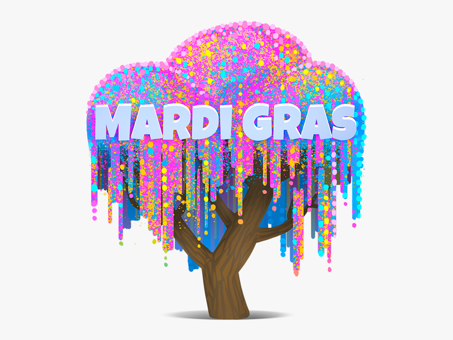 Mardi Gras On Camfrog - Illustration, Transparent Clipart
