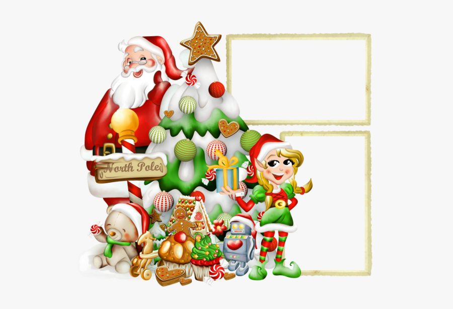 Banner Clipart North Pole - Short Christmas Letters From Santa, Transparent Clipart
