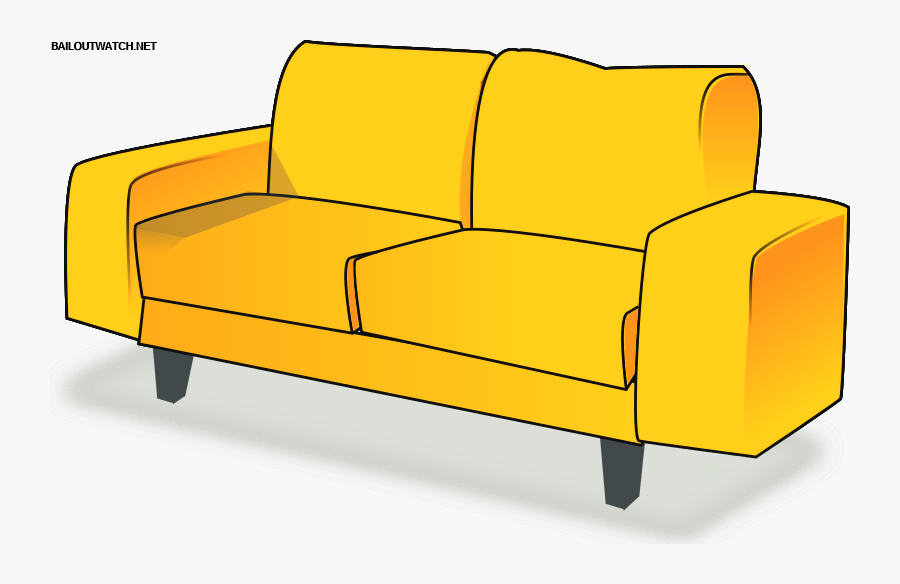 Set Clipart Living Room - Sofa Clipart, Transparent Clipart