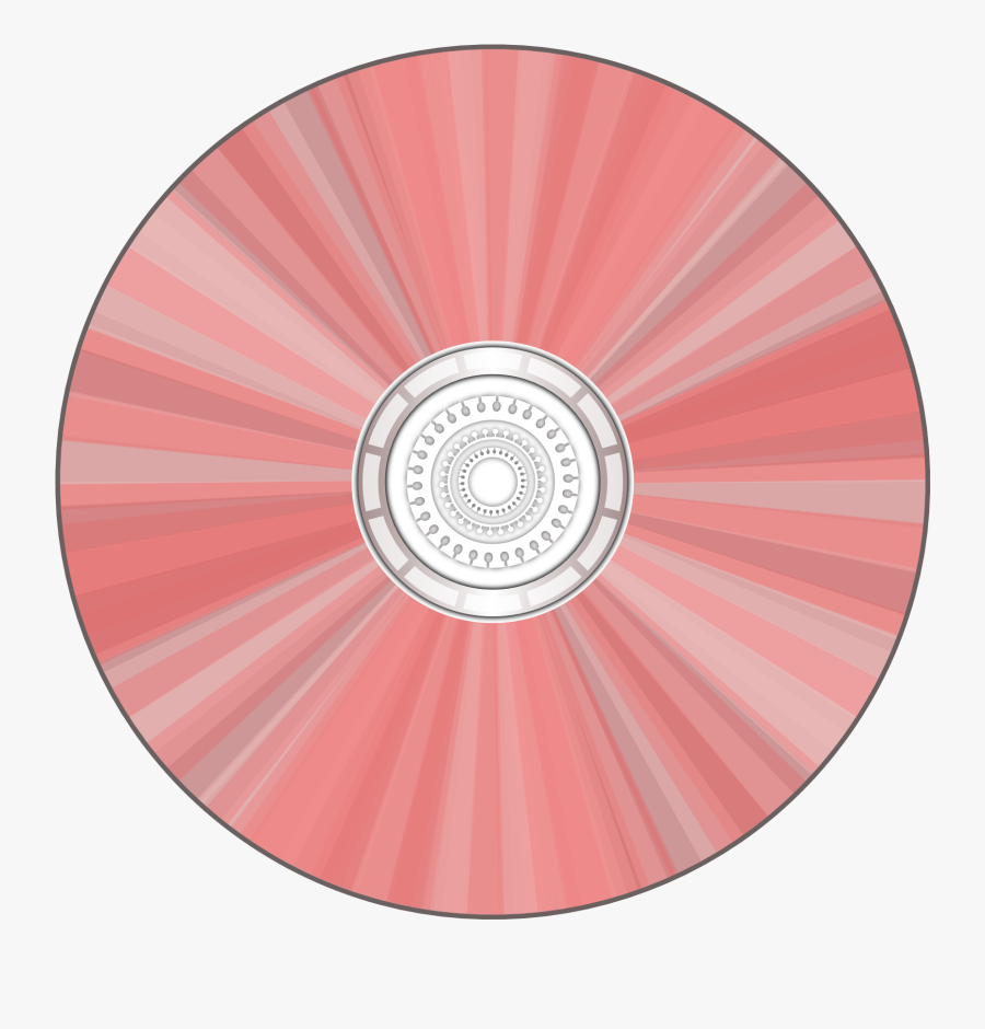 Pink Cd Disc, Transparent Clipart