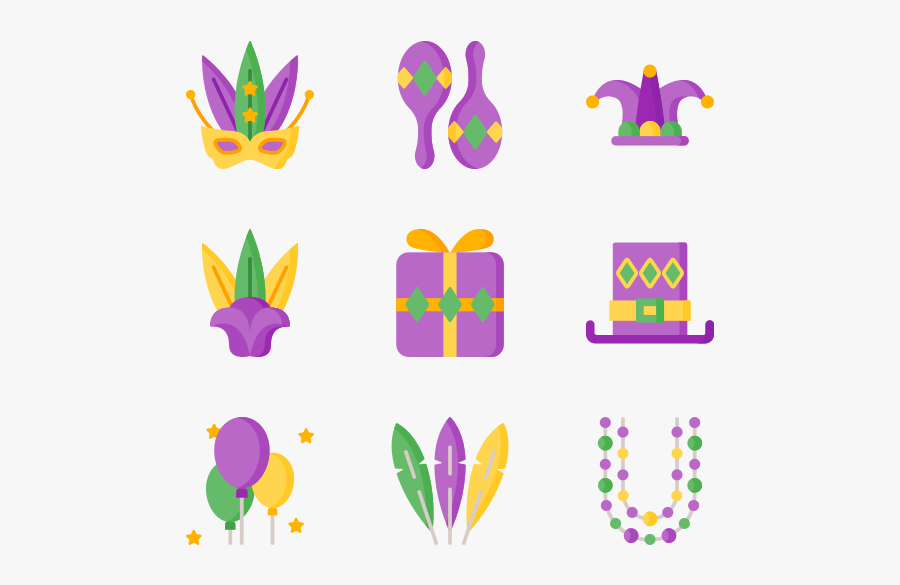 Mardi Gras, Transparent Clipart