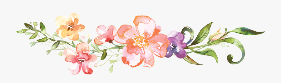 Divider Clipart Flower - Transparent Flower Divider, Transparent Clipart