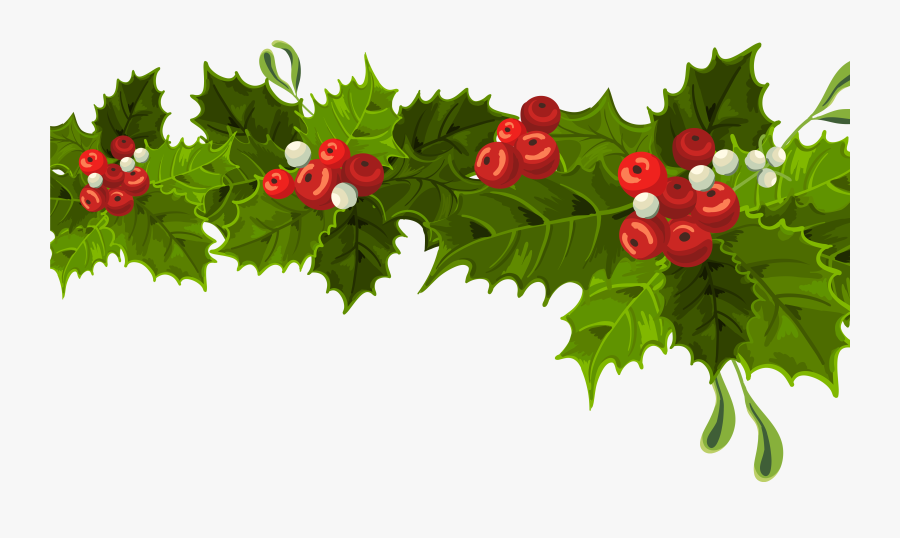 Christmas Decoration Clipart - Christmas Mistletoe Decoration, Transparent Clipart