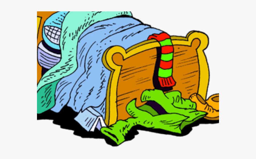Messy Room Cliparts - Make Bed Clip Art, Transparent Clipart