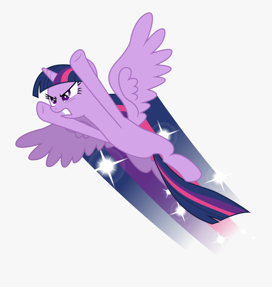 Vector Royalty Free Stock Sparkle Clipart Trail - Princess Twilight Sparkle Flying, Transparent Clipart