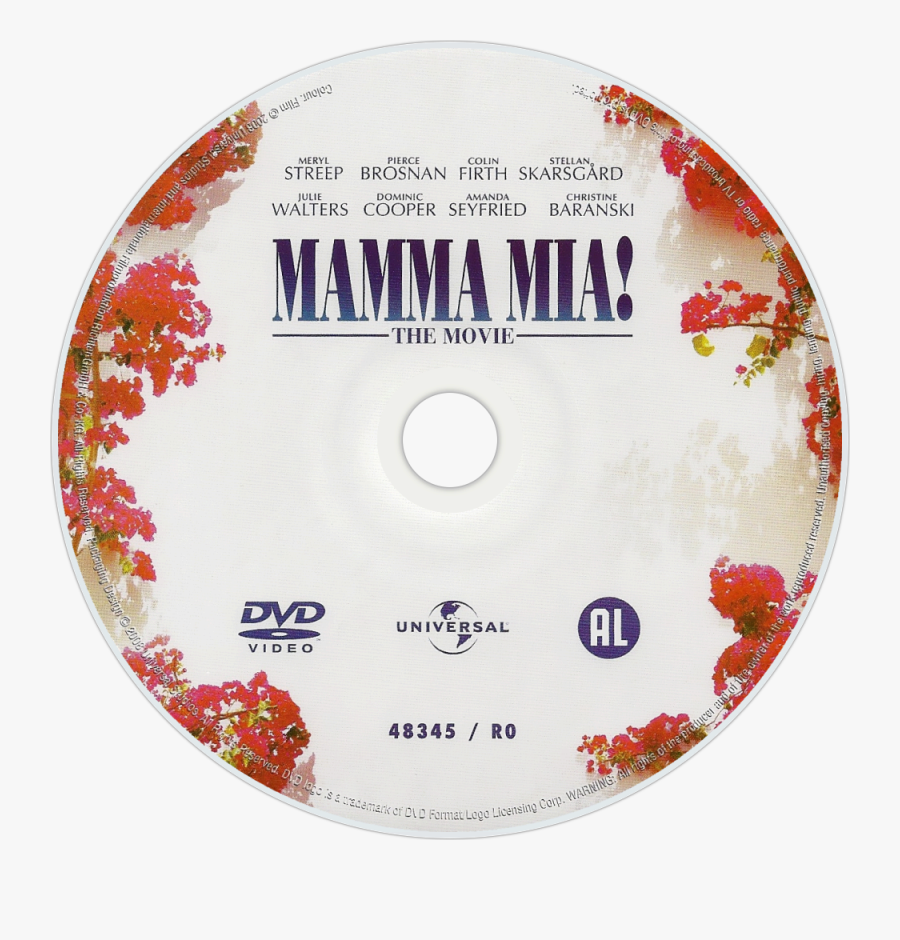 Movies Clipart Disc - Mamma Mia Cd Covers, Transparent Clipart