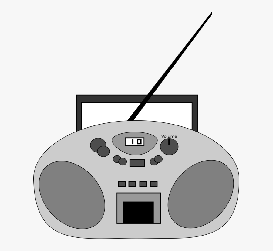 About Us Hi On - Clip Art Radio, Transparent Clipart