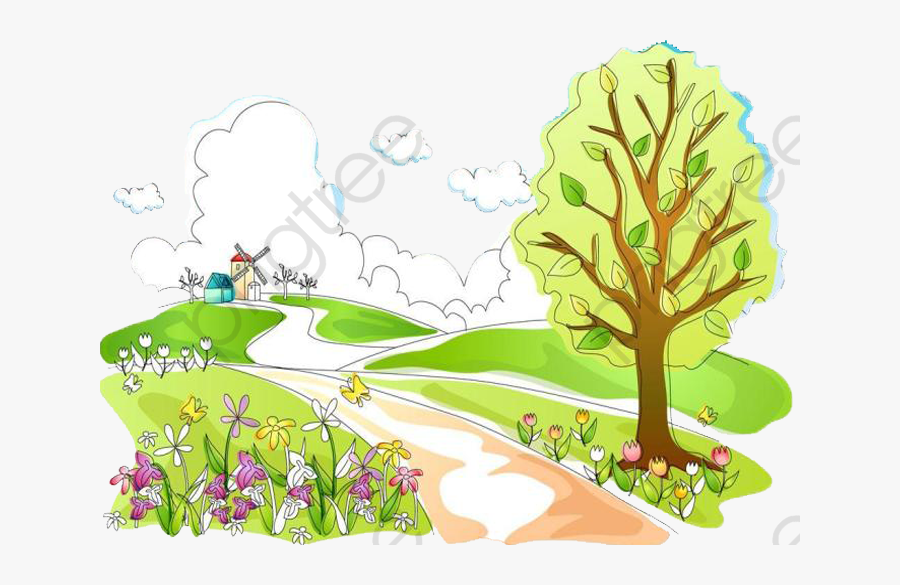 Forest Clipart Path - Clip Art, Transparent Clipart