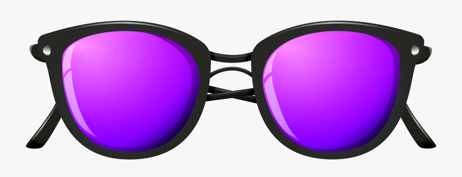 Sunglasses Magenta Png Clipart Image - Purple Glasses Clipart Transparent, Transparent Clipart