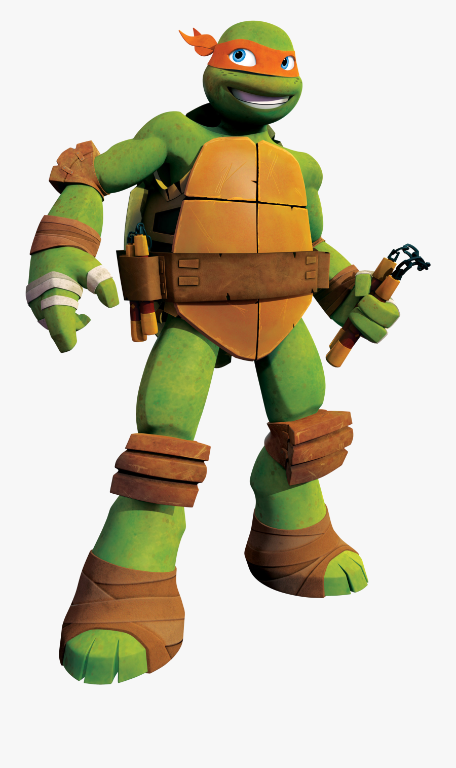 Ninja Turtles Png Picture - Mikey Tmnt, Transparent Clipart
