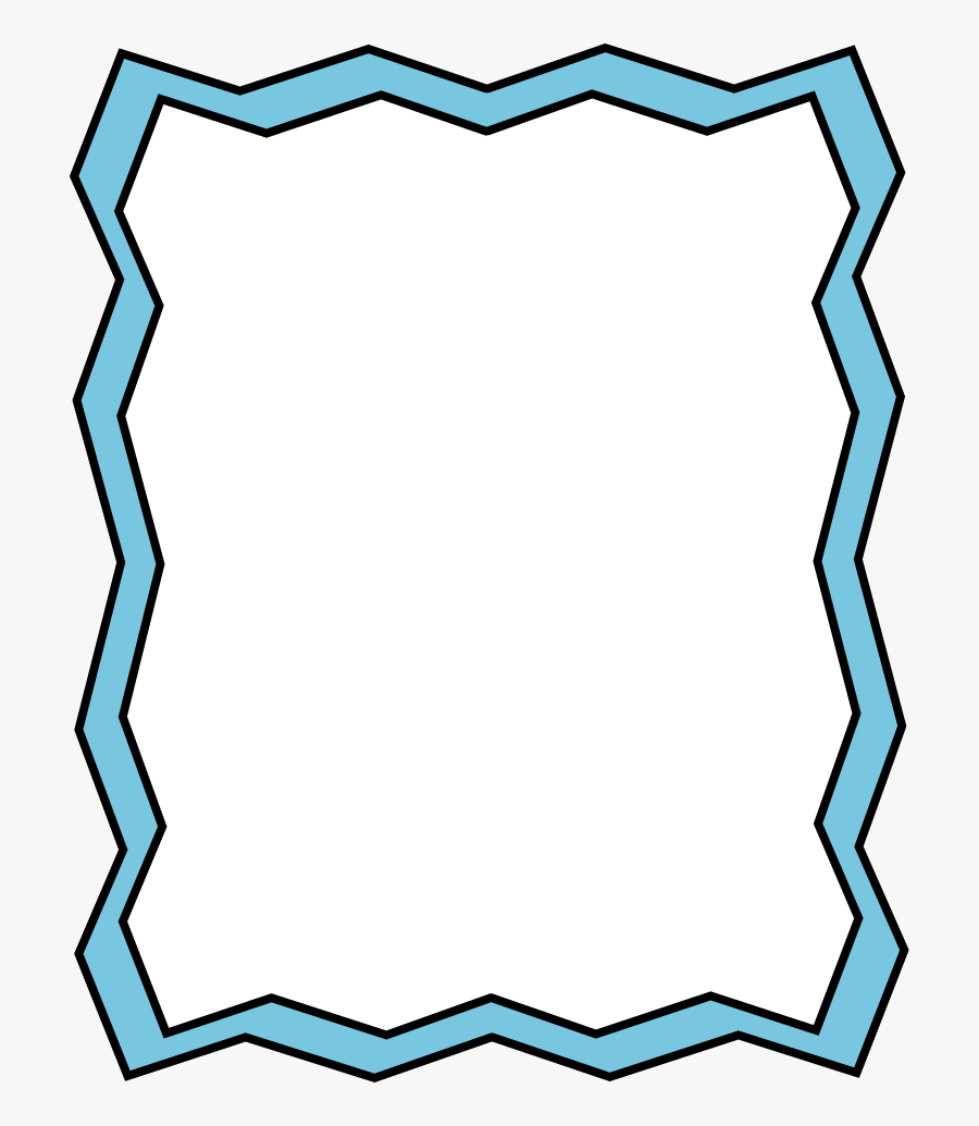 Clip Art Borders And - Free Blue Page Borders, Transparent Clipart